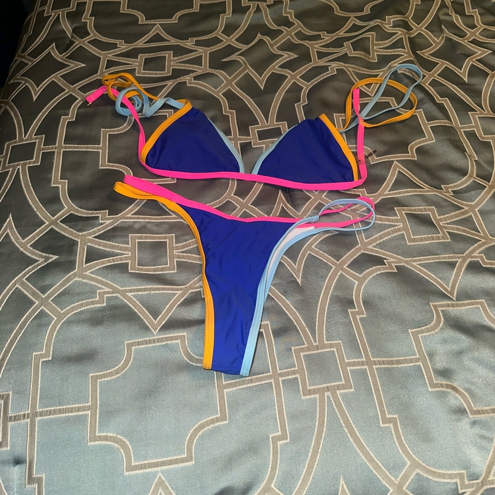 NWOT Colorful Bikini Set